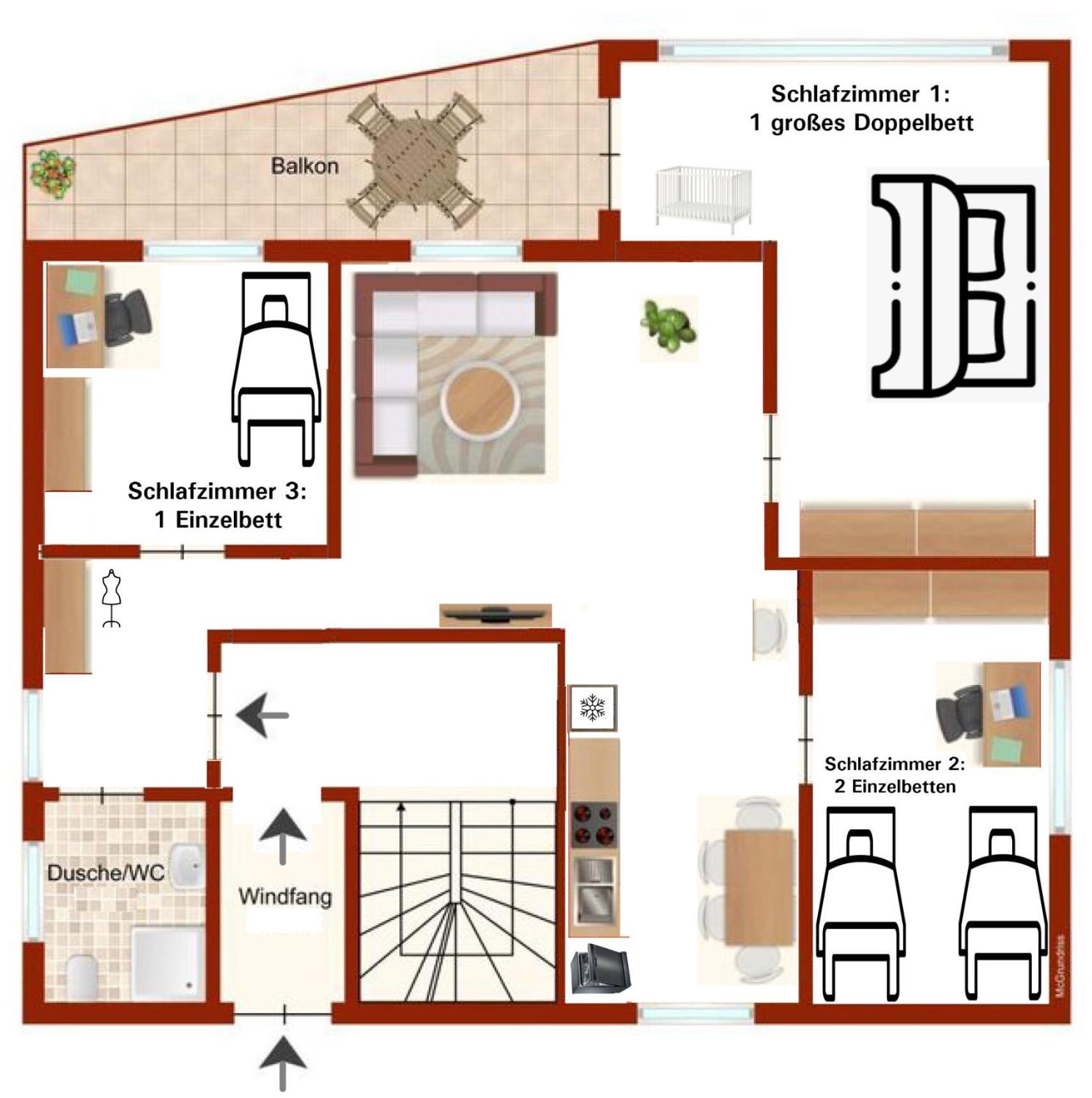 Ferienwohnung "Sorgenfrei" In Coburg ! - Im Eg Mit Privatparkplatz & Balkon Luaran gambar