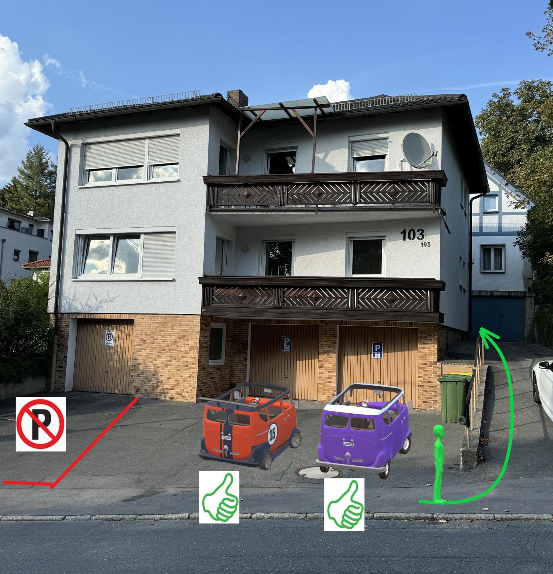 Ferienwohnung "Sorgenfrei" In Coburg ! - Im Eg Mit Privatparkplatz & Balkon Luaran gambar